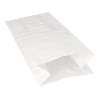 Starpak 100 Warmhaltebeutel, Papier mit PE-Einlage 28 cm x 13 cm x 8 cm weiss