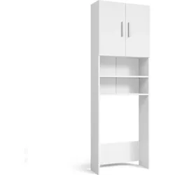 Vicco Waschmaschinenschrank, Waschmaschinenschrank, Weiss