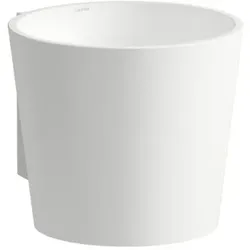 Laufen SCOPIO Waschtisch H510CO47571111 400x500x350 mm, mit Armaturenbank, mit einem Hahnloch, mittig, ohne Überlauf, Weiß matt
