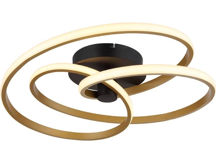 Deckenlampe LED GLYXAR 50cm 40W goldfarben