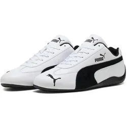 PUMA Herren Halbschuhe He/Uni Speedcat LTHR, Größe 45 in Wei? Wei?