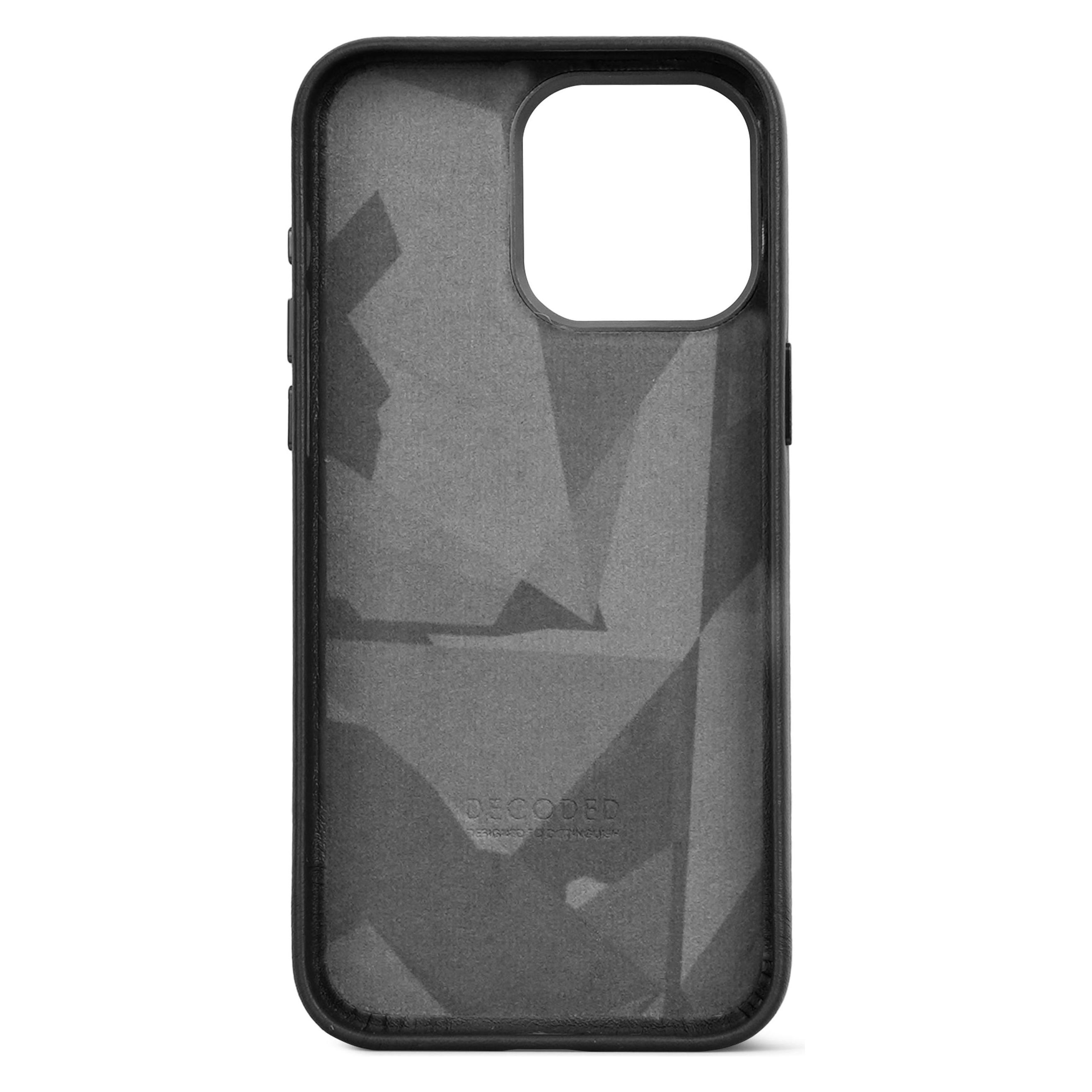 Decoded Leather Case (Apple iPhone 15 Pro Max) (D24IPO15PMBC1BK)