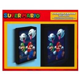 Pyramid SUPER MARIO - Boo Blast - Canvas Lumineux 40X30 Cm (40070847)