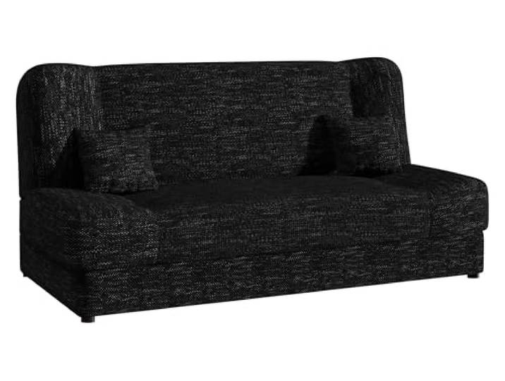 Mirjan24 Schlafsofa Jonas, Sofa mit Bettkasten und Schlaffunktion, Bettsofa, Dauerschläfer-Sofa, Schlafcouch, Materialmix, Couch vom Hersteller, Wohnlandschaft (Lawa 06)