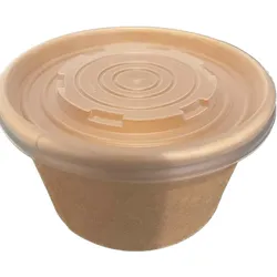 Kombi Suppenbecher aus Pappe  mit PP Deckel / 350 ml / 900 Stk.