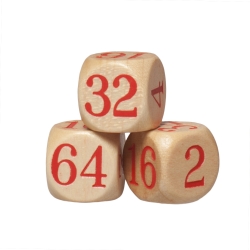Halmakegel.com Dopplerwürfel - Holz - Backgammon - Zubehör 241673