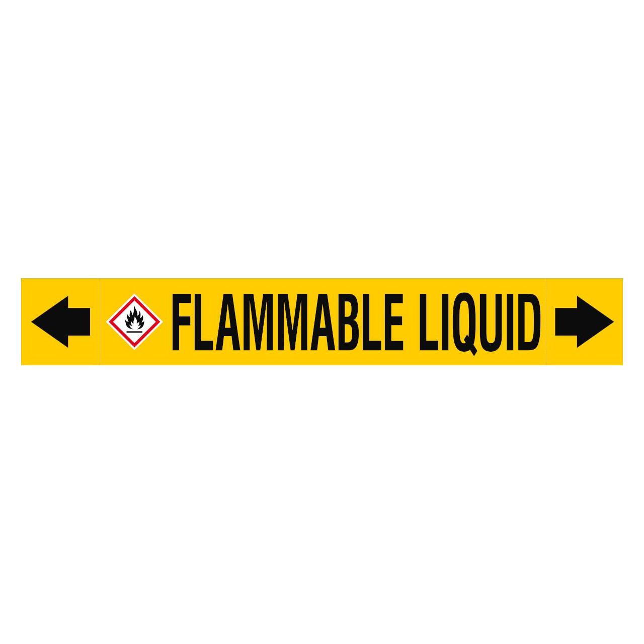 Brady ASME - Rohrmarkierer - Flammable Liquid (313241)