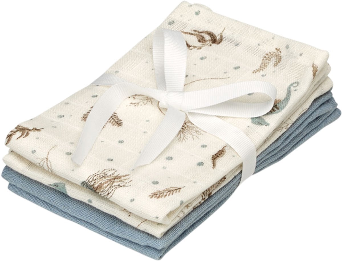 Cam Cam Copenhagen Sea Garden Washand voor baby's - 4 stuks - 30 x 30 cm