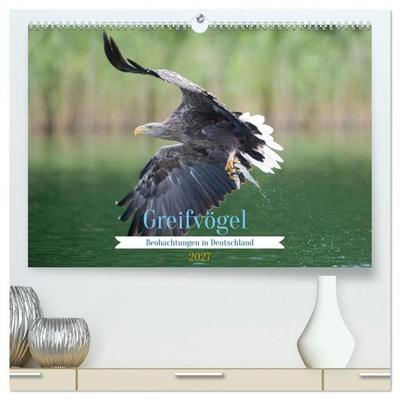 Greifer in Aktion (hochwertiger Premium Wandkalender 2027 DIN A2 quer), Kunstdruck in Hochglanz