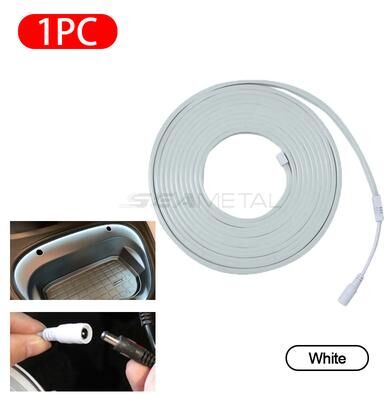 Discount Dollar Deals Frunk Brighten LED Strip For Tesla Model Waterproof Flexible Atmosphere Lamp Customizable Ambient Light For Your Tesla white Dc Socket