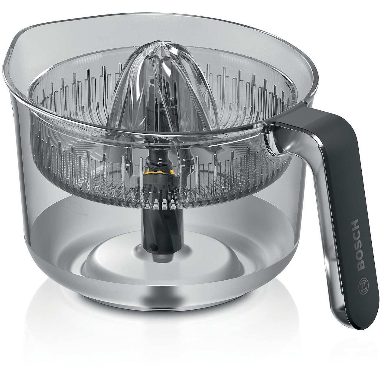 Bosch MUZS68ZP Aansluitstuk voor citruspers, Transparant, Serie 6 en Serie 8