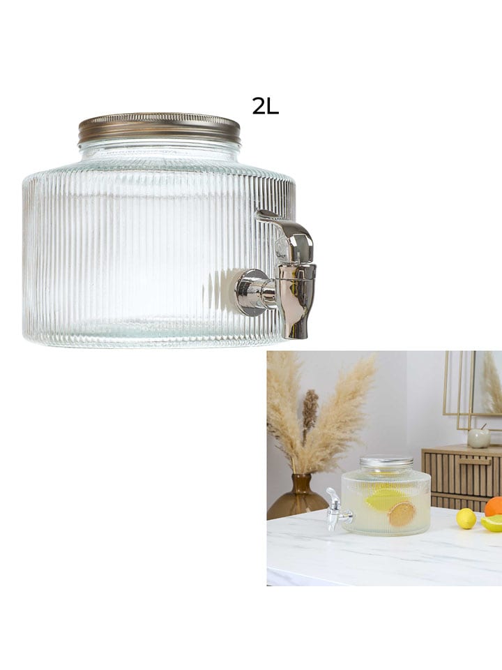 Summertime Getränkespender in Transparent - 2 l - onesize