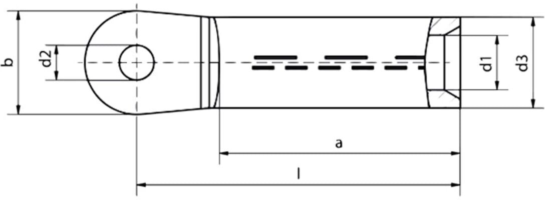 Intercable Presskabelschuh Alu 240rm/sm/300se M12 ICAL24012LDV (182606)