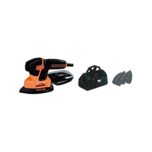 Black+Decker KA2000 Mouse Driehoekschuurmachine met stofopvangbak en microfilter - 120 W