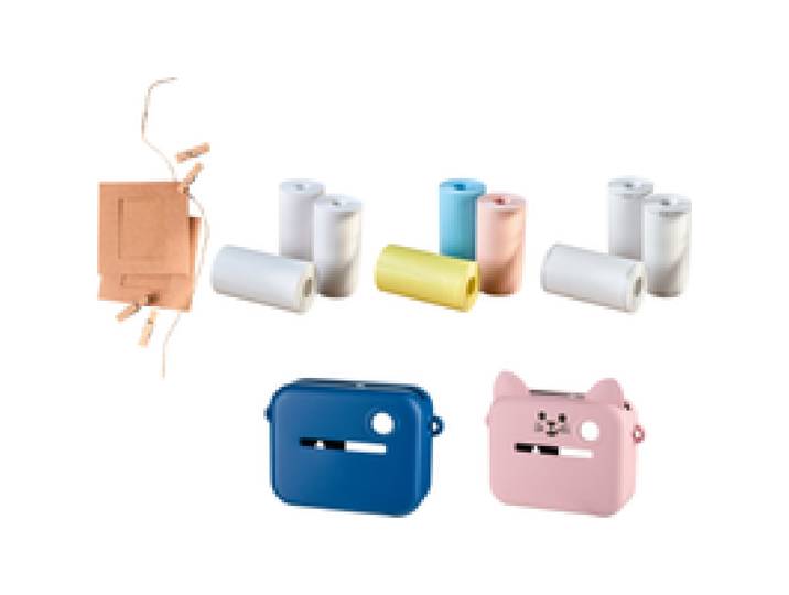 TRONIC® Guirlande de cadre photo ou Rouleaux de papier ou Coque en silicone ou Courroie d'appareil photo