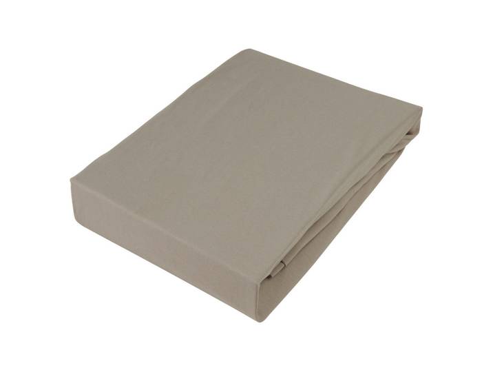 Novel Boxspring-Fixleintuch, Taupe, Textil, 180x220 cm, in Übergrössen erhältlich, geeignet für Boxspringbetten, Heimtextilien, Bettwäsche, Leintuch, Fixleintuch Boxspringbett
