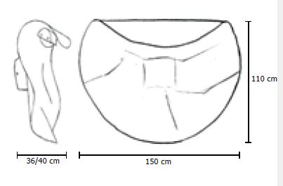 Knikerboker LED-Deckenleuchte NON SO! 150x110cm Blattkupfer / Weiß Non So! p/pl 150-TR/B 4053121917005