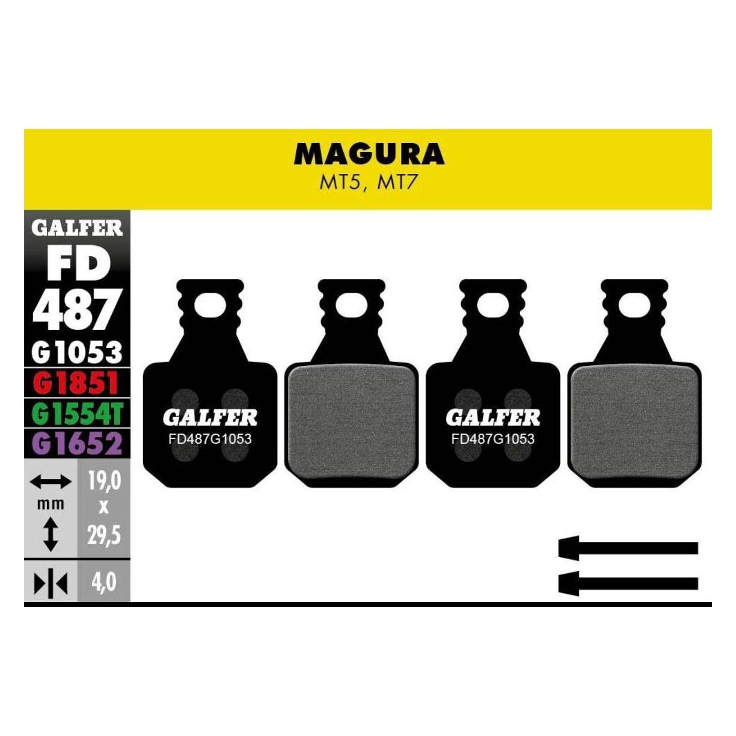 Galfer Bike Standard Bremsbeläge (Magura, Semi-Metallisch) (FD487G1053)