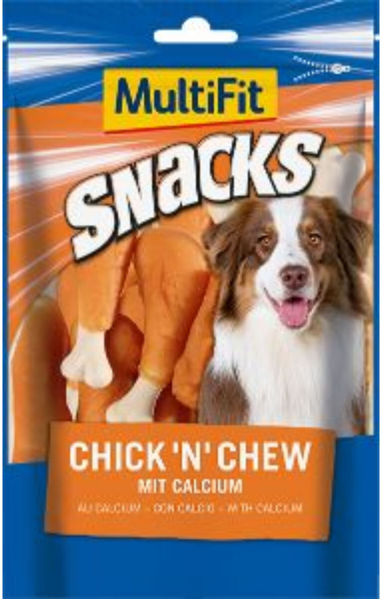 MultiFit Snack Dog Chick'n Chew Calcio 100G