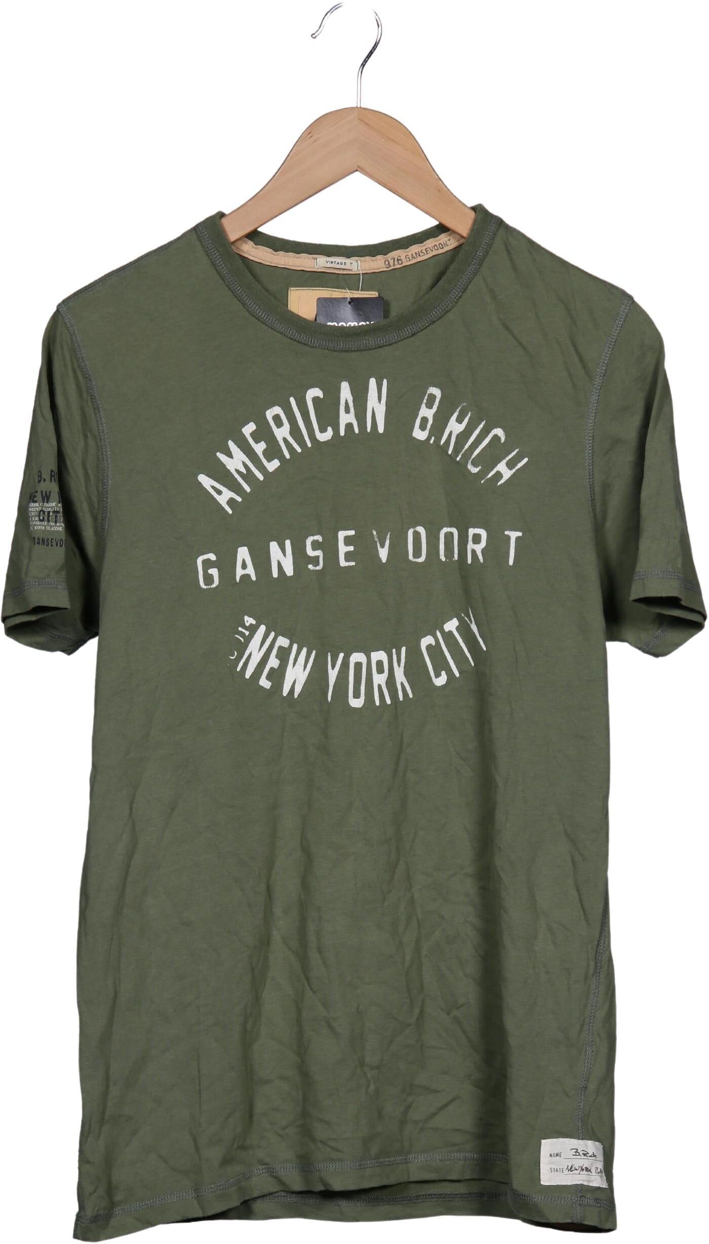 Better Rich Herren T-Shirt, Grün, Gr. M, Baumwolle - Second Hand