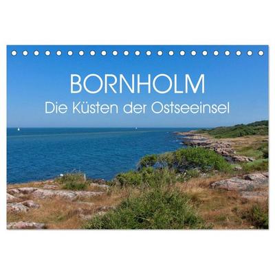 Bornholm - die Küsten der Ostseeinsel (Tischkalender 2026 DIN A5 quer), CALVENDO Monatskalender