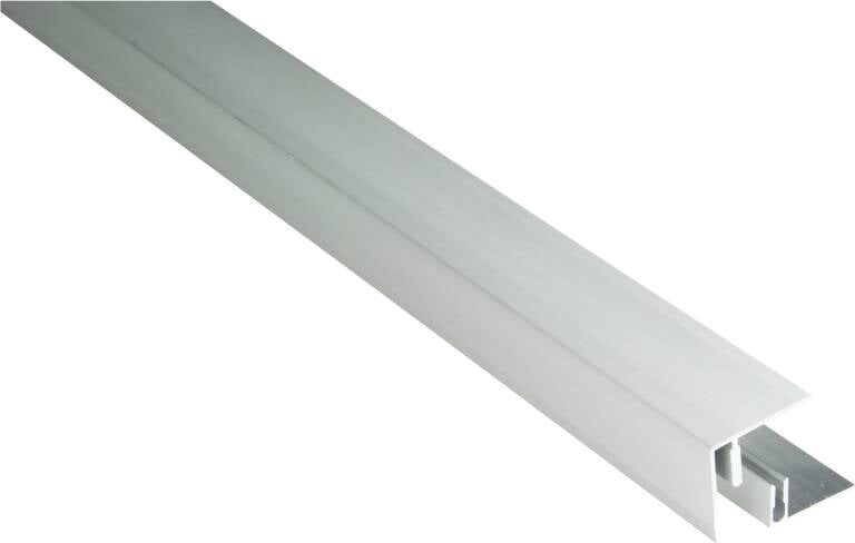 Kovalex Abschlussprofil Aluminium 250 x 4,5 x 4,1 cm silber inkl. Befestigung