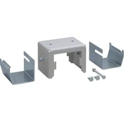 Hager Halter Set Stahl DABA 50x80mm waluminium