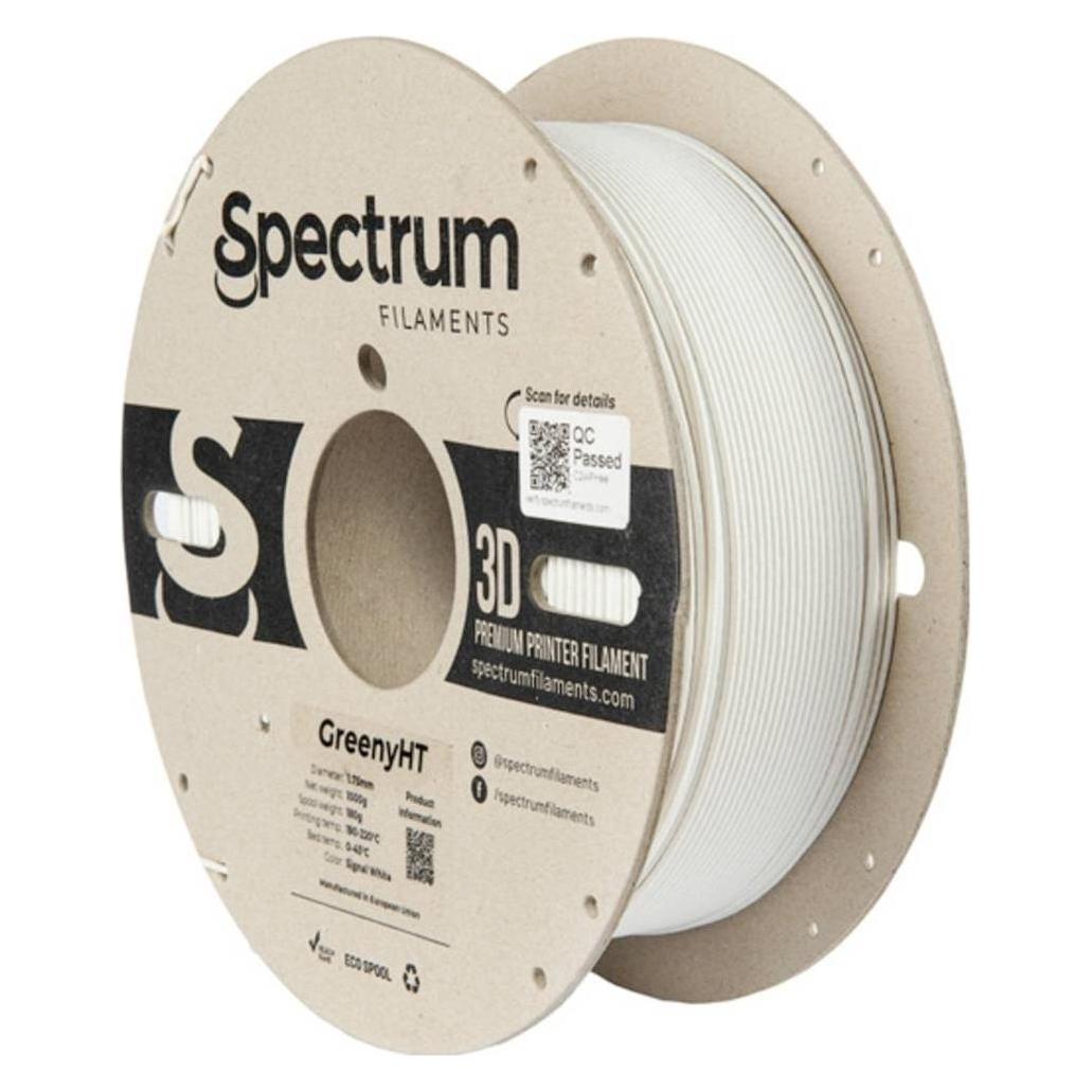Spectrum Filament GreenyHT PLA signal white 1.0kg 1.75mm (PLA, 1000 g, 1.75 mm) (80700)