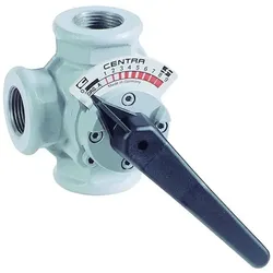 Pittway, Ventil, SARL Honeywell 3Wege-Muffenmischer Centra-DR GG 20, grau, PN 6, gerade DN 40