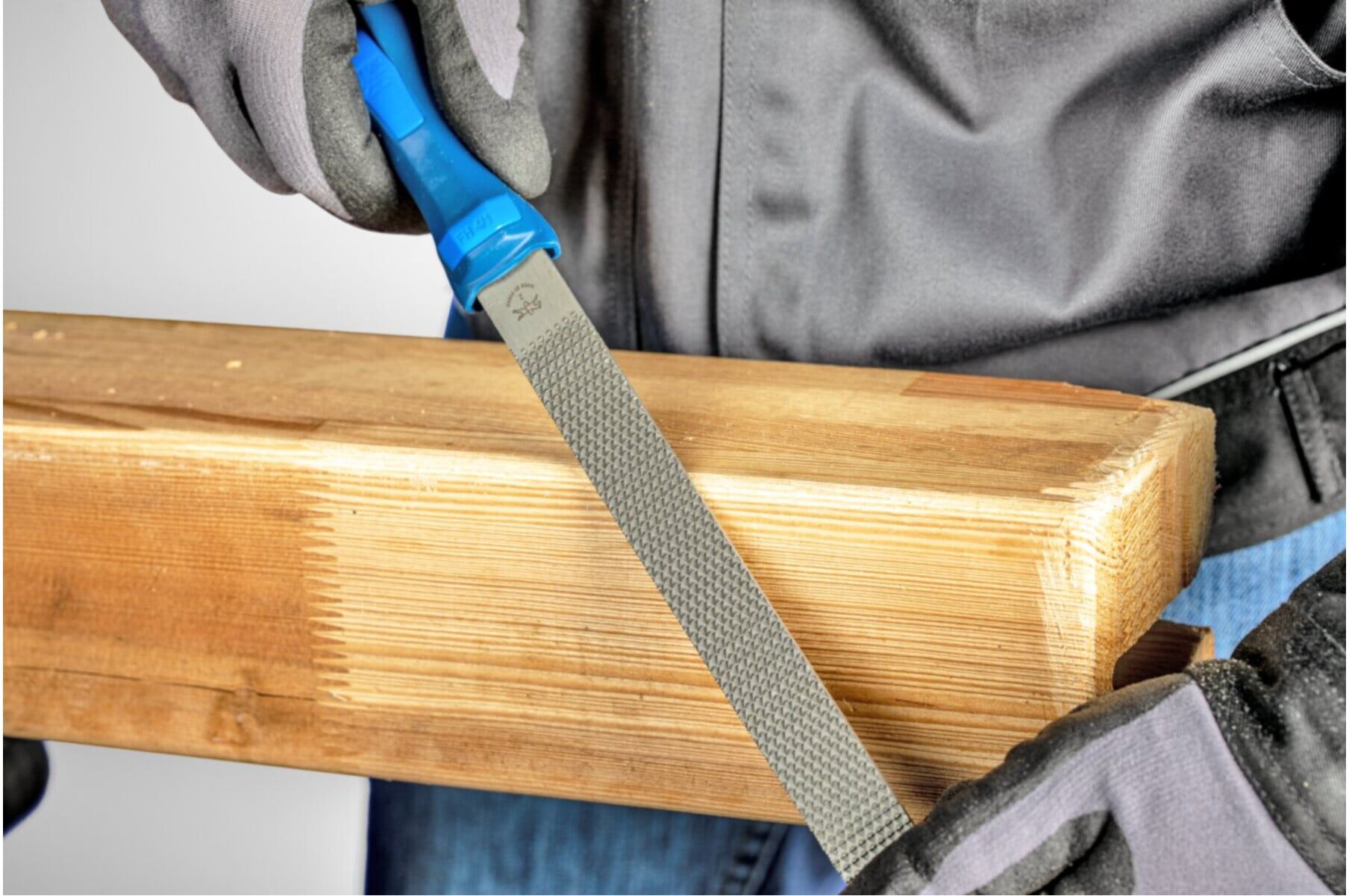 PFERD TOOLS Holzraspel mit Heft Flachstumpf 200mm Hieb 2 universell zum Schruppen und Schlichten (11231207)