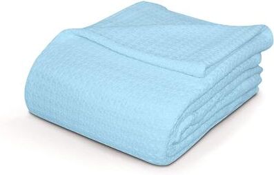 Cozy Trends 100% Soft Cozy Combed Cotton Thermal Blankets All Season Light Weight