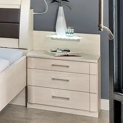 Wiemann Nachttisch Luxor 2er Set Holzoptik Braun Lärche