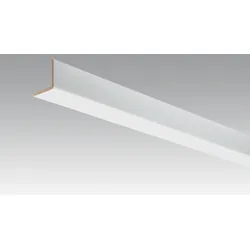 MEISTER Winkelleiste groß 2380 x 33 x 3,5 mm 20101 White mesh