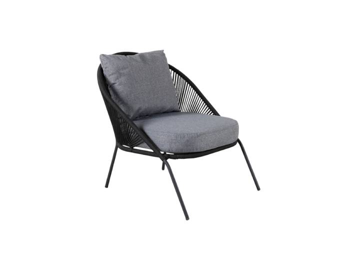 Outdoor Loungesessel „Lindos“ Schwarz / Grau VE DESIGN