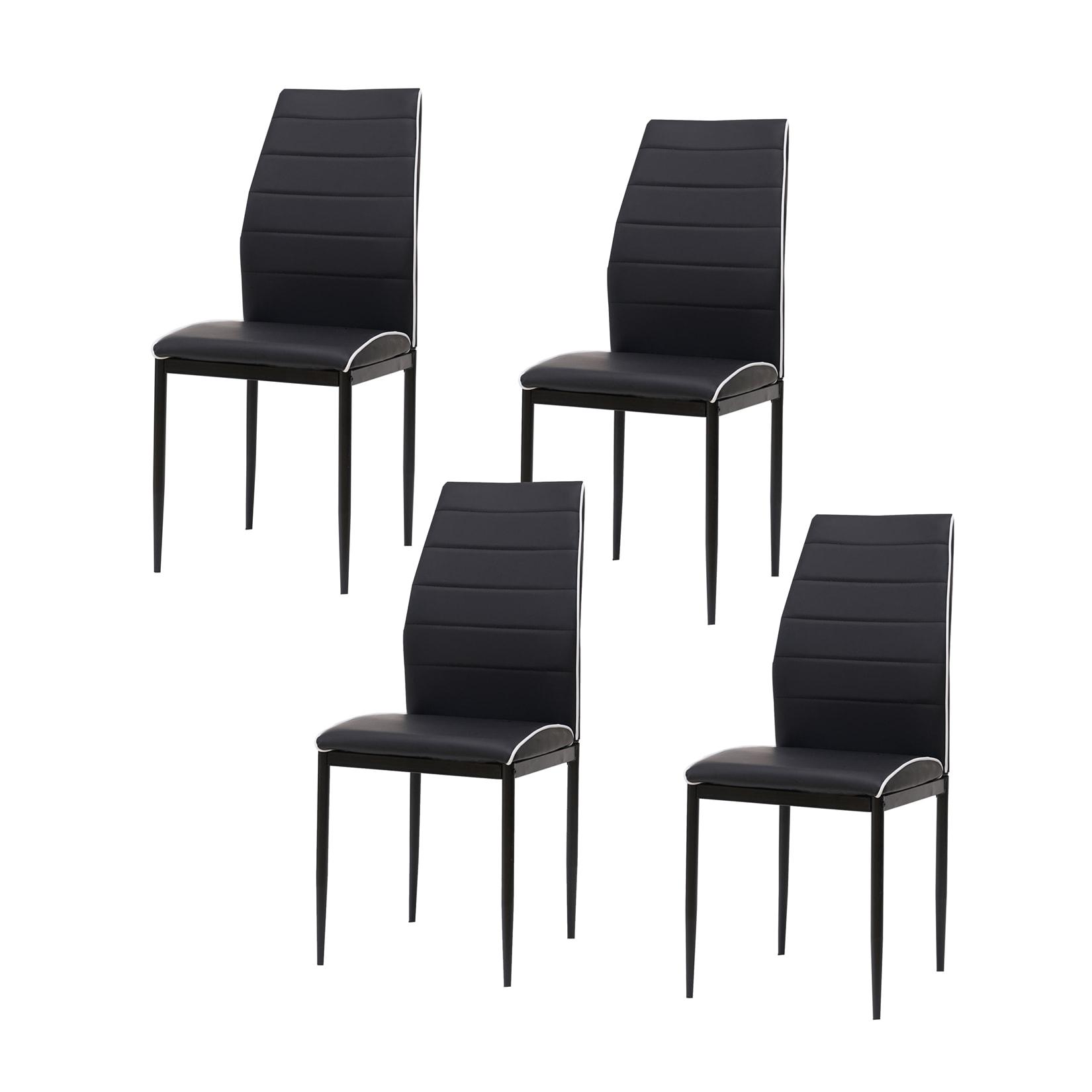HTI-Living Stuhl Madison PU Schwarz