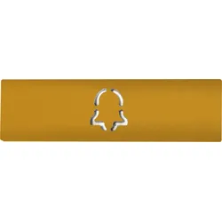 DoorBird D21x Namensschild für eine Ruftaste, Glockensymbol – RAL 1003