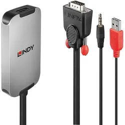 Lindy 38296 Videokabel-Adapter Schwarz, Weiß