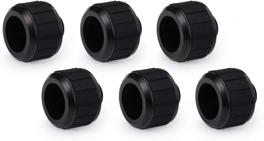 Alphacool Apex Grip HardTube fitting 16mm G1/4 black Set 6 pcs
