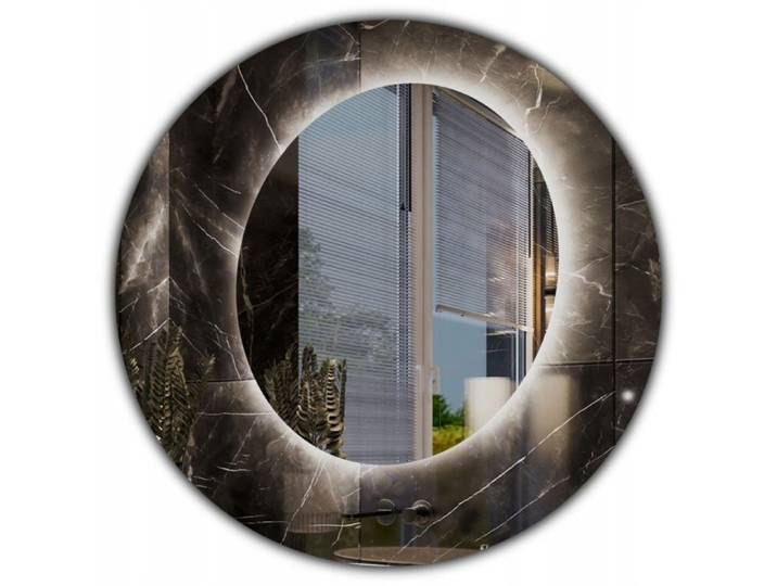 Miroir de salle de bain rond lumineux LED FI 70 cm étanche IP65