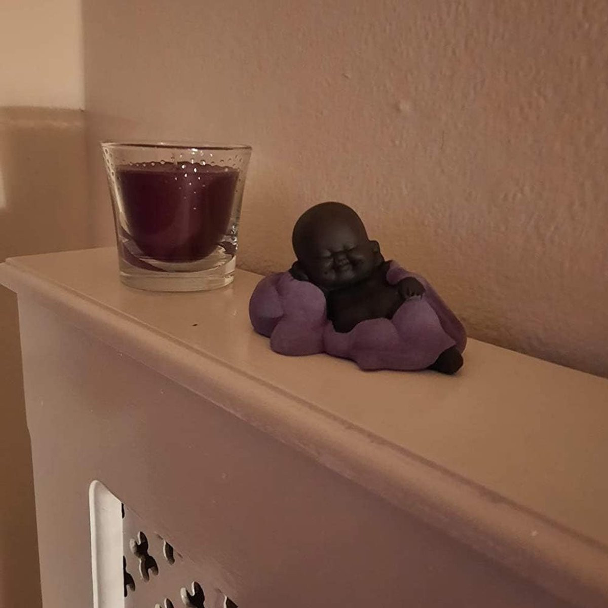 Keramisch Boeddhabeeldje - Creatief Monnik Figuur voor Decoratie van Thuis en Kantoor