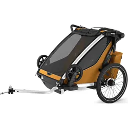 Thule Chariot Sport 2 Natural Gold – Fahrradanhänger für zwei Kinder