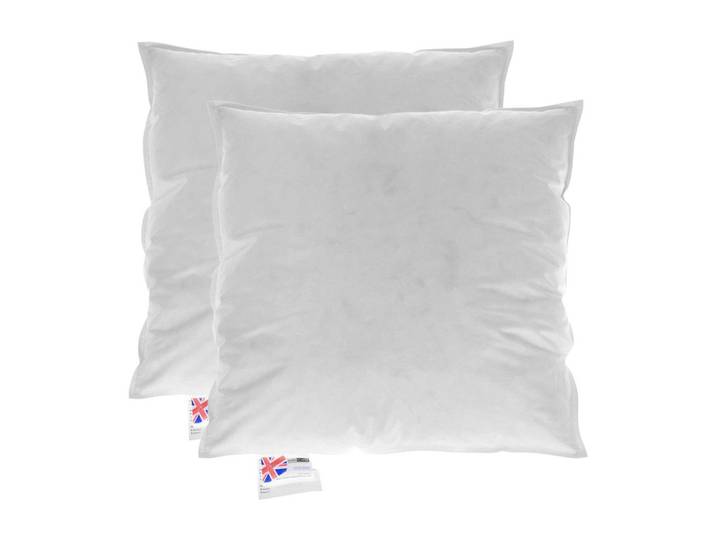FÜLLKISSEN 2er-Set – 80/80 cm, Gänsefedern & Daunen