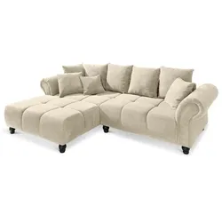 filippo Ecksofa Marta Cord Beige