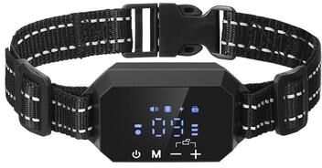 United Smart GPS Dog Fence & Wireless Bark Stop Training Collar For Safe Outdoor Containment black
