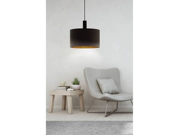 Suspension I Ø 38cm Marron Lin E27