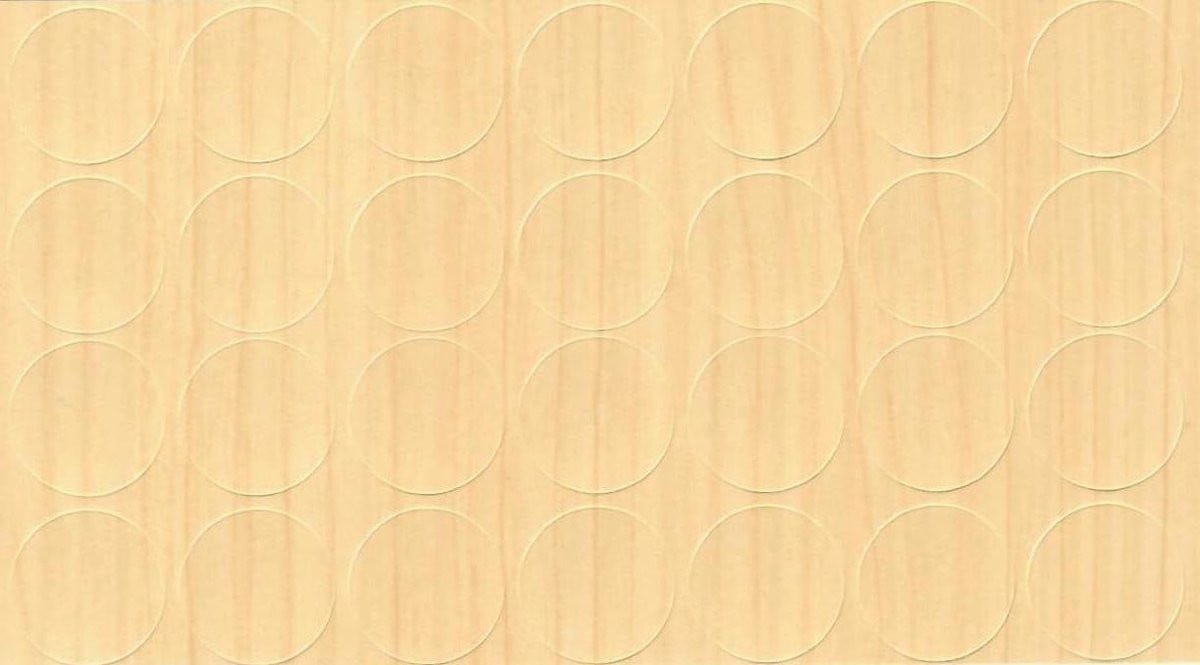 25 stuks Meubelschroef Gatenkappers Afdekdoppen Royal Esdoorn - 14 mm