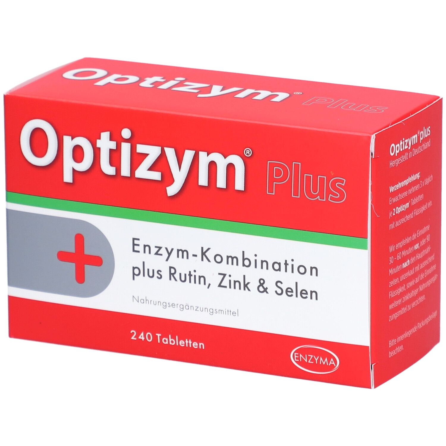 Optizym hochkonzentrierter Enzym-Komplex Filmtabl. 240 St Filmtabletten