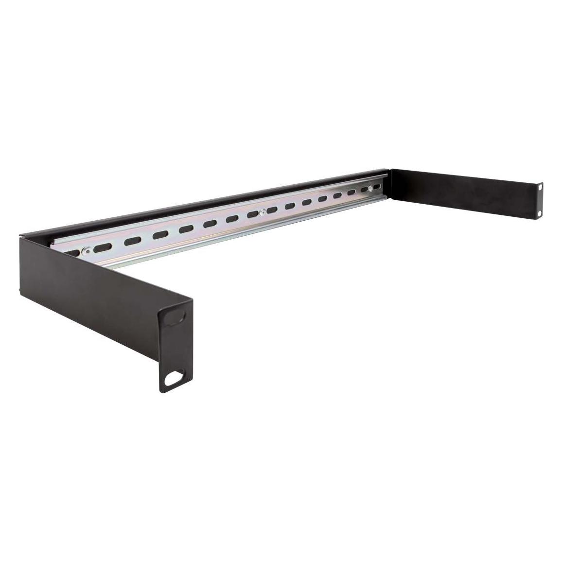Delock 48,30cm (19") Hutschienenpanel 1 HE schwarz (66883)
