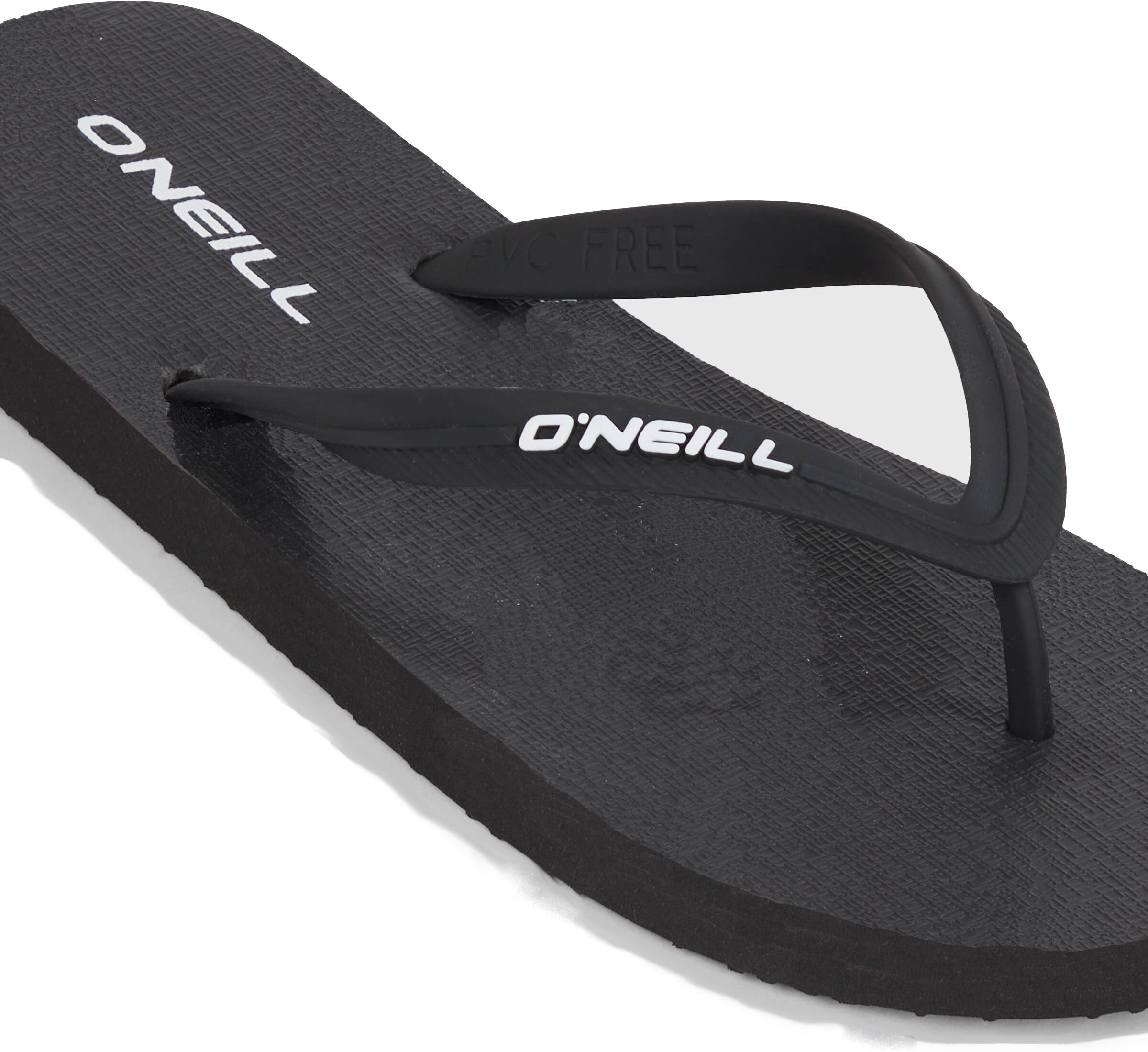 Zehentrenner O'NEILL "PROFILE SMALL LOGO SANDALS", Herren, Gr. 41, schwarz (schwarz out), Synthetik, Schuhe Zehentrenner schwarz out 41
