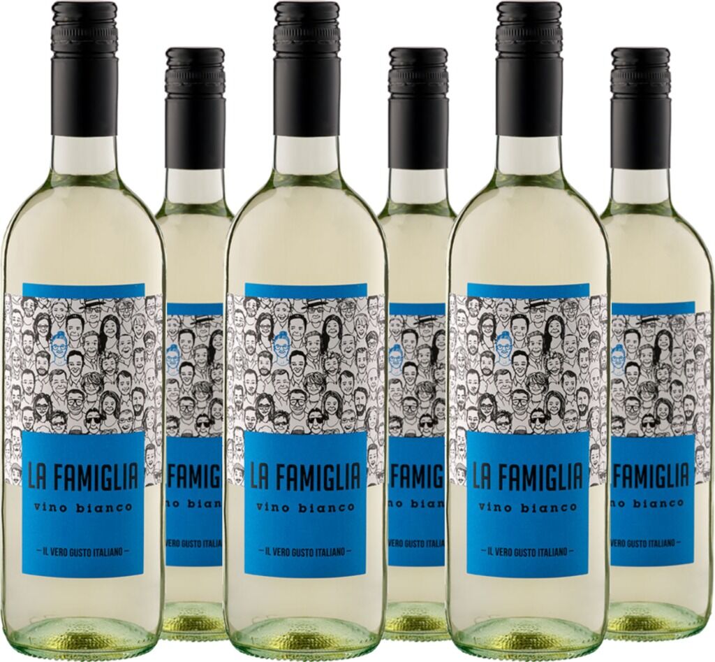 6er Vorteilspaket Vino Bianco 'La Famiglia'  La Famiglia